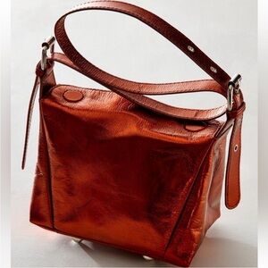 Free People Metallic Copper Shoulder Bag